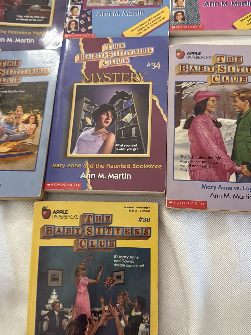 Lot of 7 Vintage The Baby-Sitters Club Books by Ann M. Martin paperbacks - Picture 6 of 10